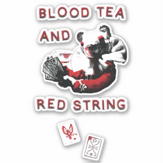 Sticker of Mouse from Blood Tea and Red String (Vorderseite)