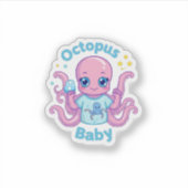 Sticker Oktopus Baby  (Vorderseite)