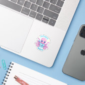 Sticker Oktopus Baby  (Laptop mit iPhone)