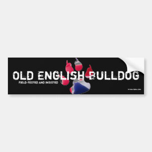 Sticker Old English Bulldog Autoaufkleber