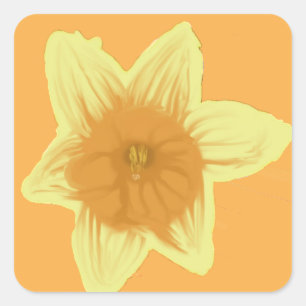Sticker Orange Gelb