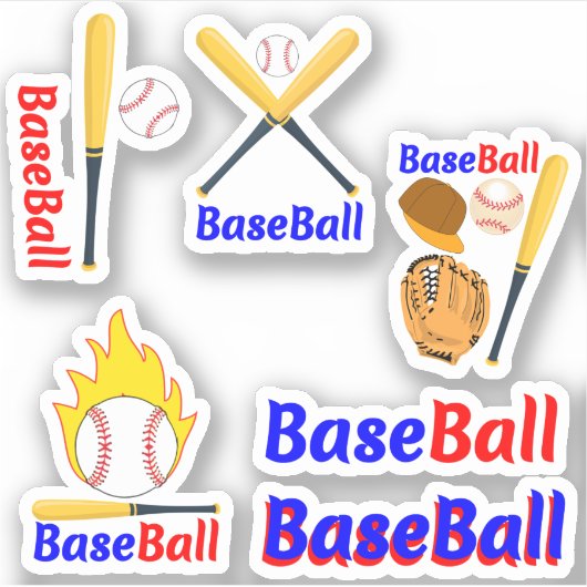 Sticker Pack-Decks für Baseball-Player (Vorderseite)