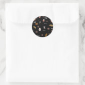 Sticker-Philly Christmas Runder Aufkleber (Tasche)