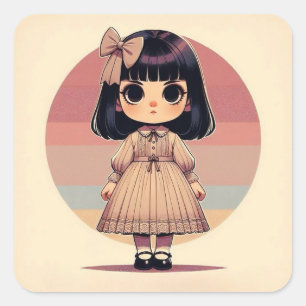 Sticker "Pilze - Die kleine Muse Rtro