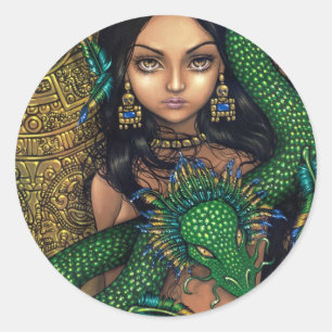 Sticker "Priestess Quetzalcoatl"