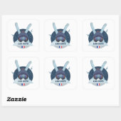 Sticker Quadrat DIE GETS (Blatt)