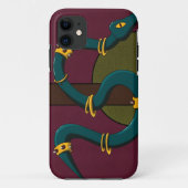 Sticker Quadrat Snake Case-Mate iPhone Hülle (Rückseite)