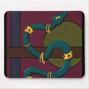 Sticker Quadrat Snake Mousepad