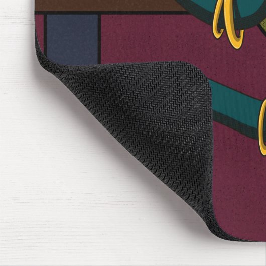 Sticker Quadrat Snake Mousepad (Ecke)