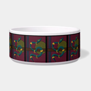 Sticker Quadrat Snake Napf