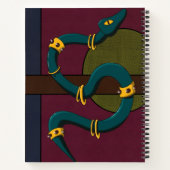 Sticker Quadrat Snake Notizblock (Rückseite)