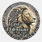 Sticker Rasta Poleman (Vorderseite)