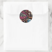 Sticker - Red Celestial Moon Design Mystic Lunar  (Tasche)