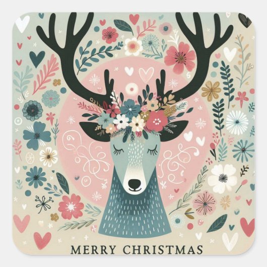 Sticker "Renne de Noë l" (Vorderseite)