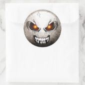 Sticker Rond Angermoji Vintage (Tasche)