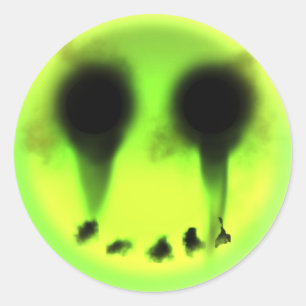 Sticker Rond Glowmoji