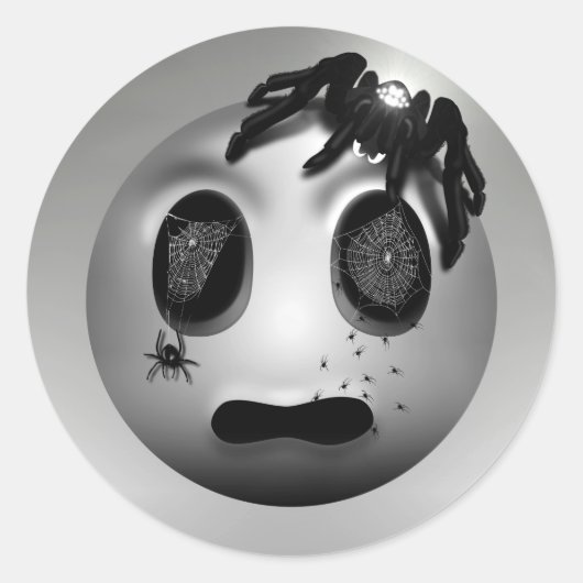 Sticker Rond Spidermoji (Vorderseite)