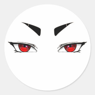 Sticker rote scharfe Augen