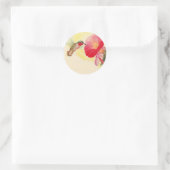 Sticker Ruby Throated Hummingbird @ Blume Garden (Tasche)