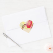 Sticker Ruby Throated Hummingbird @ Blume Garden (Umschlag)