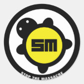 Sticker! Runder Aufkleber (Vorderseite)