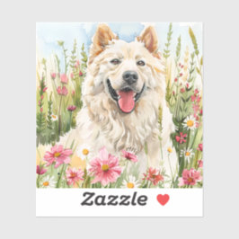 Sticker – Samoyed Die-Cut Watercolor Decal