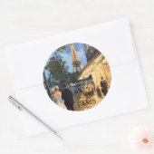 STICKER Schöne Wasserfarbe Paris Reise (Umschlag)