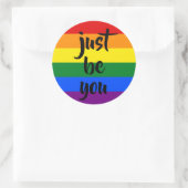 Sticker - sei einfach du selbst (Tasche)