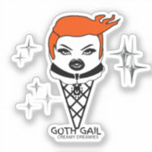Sticker sheet Goth Gail Creamy Dreamies (Vorderseite)