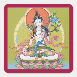 STICKER SHEET - White Tara - Buddha der Langlebigk