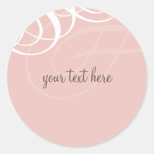 STICKER-SIEGEL: Designervogue 9 Runder Aufkleber