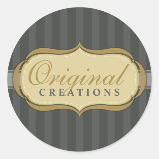 STICKER SIEGEL: eleganter Flammenbaum 13 (Vorderseite)