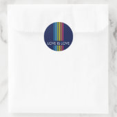 STICKER SIEGEL farbenfroher, heller Regenbogenstre (Tasche)