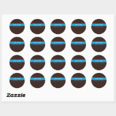STICKER-SIEGEL: Finesse 2 Runder Aufkleber (Blatt)