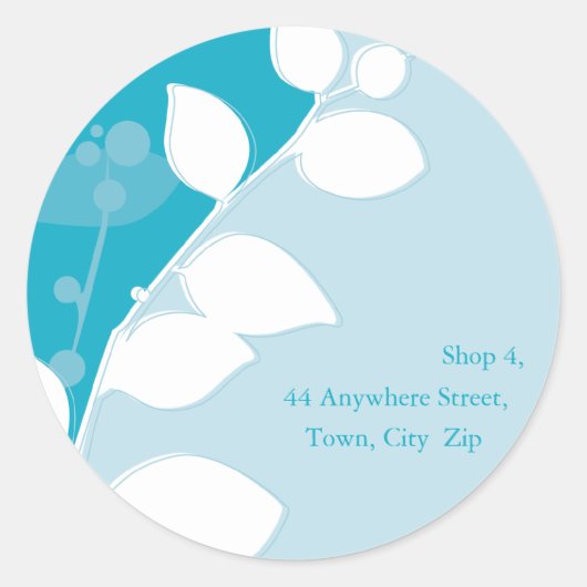 STICKER-SIEGEL: Kaugummi 1 Runder Aufkleber (Vorderseite)