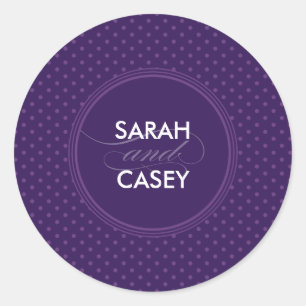 STICKER-SIEGEL: Mod SQ 1 Runder Aufkleber