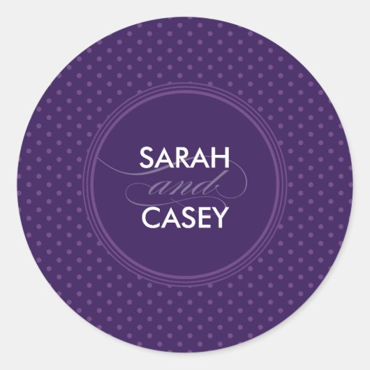 STICKER-SIEGEL: Mod SQ 1 Runder Aufkleber (Vorderseite)