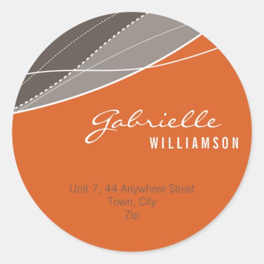 STICKER SIEGEL: Moderne Eleganz 8 (Vorderseite)