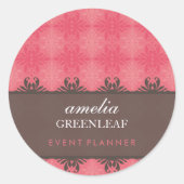 STICKER SIEGEL: stilvoll gemustert 11 (Vorderseite)