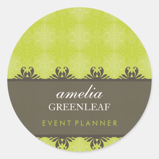 STICKER SIEGEL:: stilvoll gemustert 7 (Vorderseite)