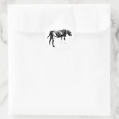 Sticker Silhouette, Helle Kante (Tasche)