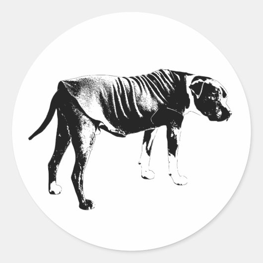 Sticker Silhouette, Helle Kante (Vorderseite)