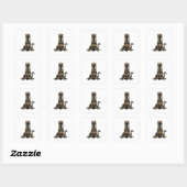Sticker Smaragd-Katze Royal Empress (Blatt)