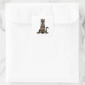 Sticker Smaragd-Katze Royal Empress (Tasche)