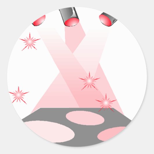 Sticker Stagelights Talent Drama singen Karaoke (Vorderseite)