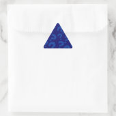 Sticker Stationery Question Mark Art Blue Triangle (Tasche)