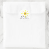 Sticker sunshine sarkastic Keine Sorge (Tasche)