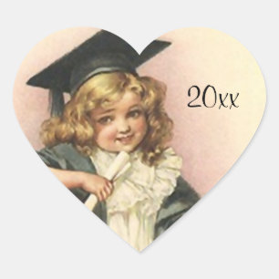 STICKER Süße Vintage-Abschlussfeier Diplom