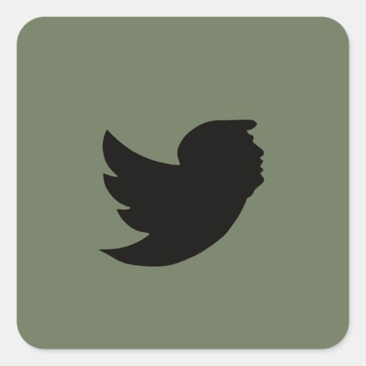 STICKER - T BIRD DESIGN - GRÜNE/SCHWARZE (Vorderseite)