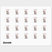 Sticker Teddy-Bär-Baby-Party  (Blatt)